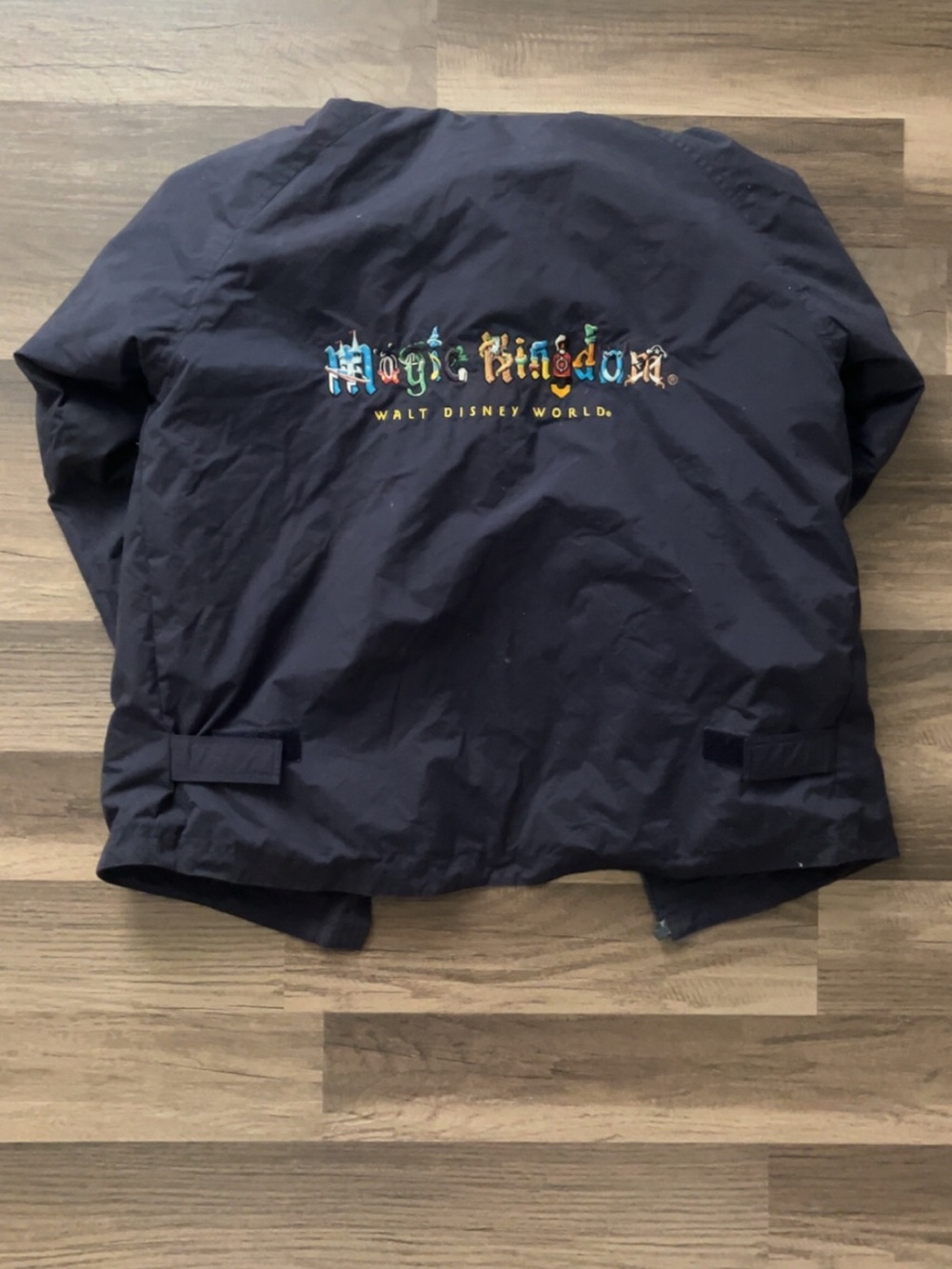 Walt Disney World Magic Kingdom vintage Jacket large 10-12 Hoodie windbreaker